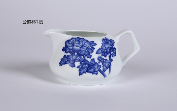 8头釉中茶具--牡丹花-产品中心-景德镇陶瓷集团有限责任公司