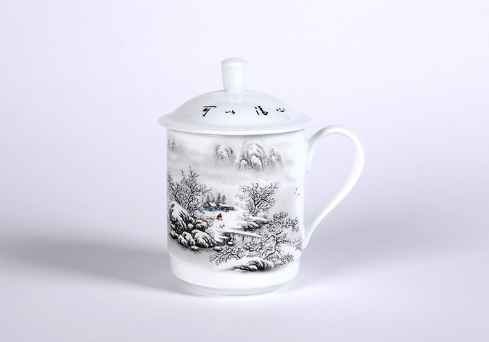 中号雪景茶杯-产品中心-景德镇陶瓷集团有限责任公司