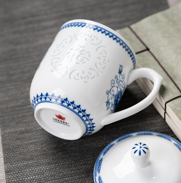 福玲珑杯（玫瑰）-产品中心-景德镇陶瓷集团有限责任公司