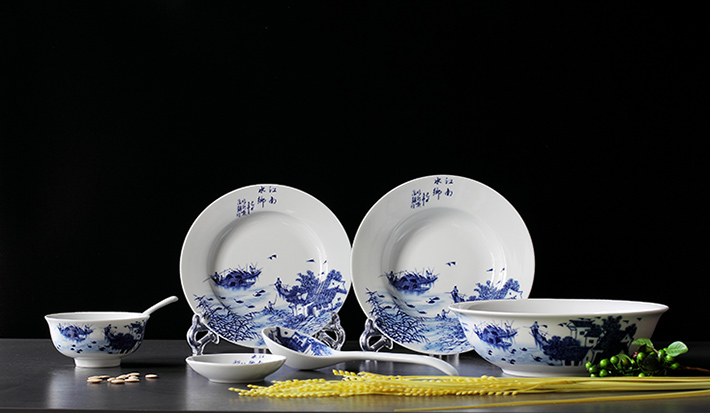 26头中餐具江南水乡-产品中心-景德镇陶瓷集团有限责任公司